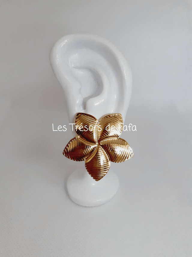 Boucles d'oreilles fleur