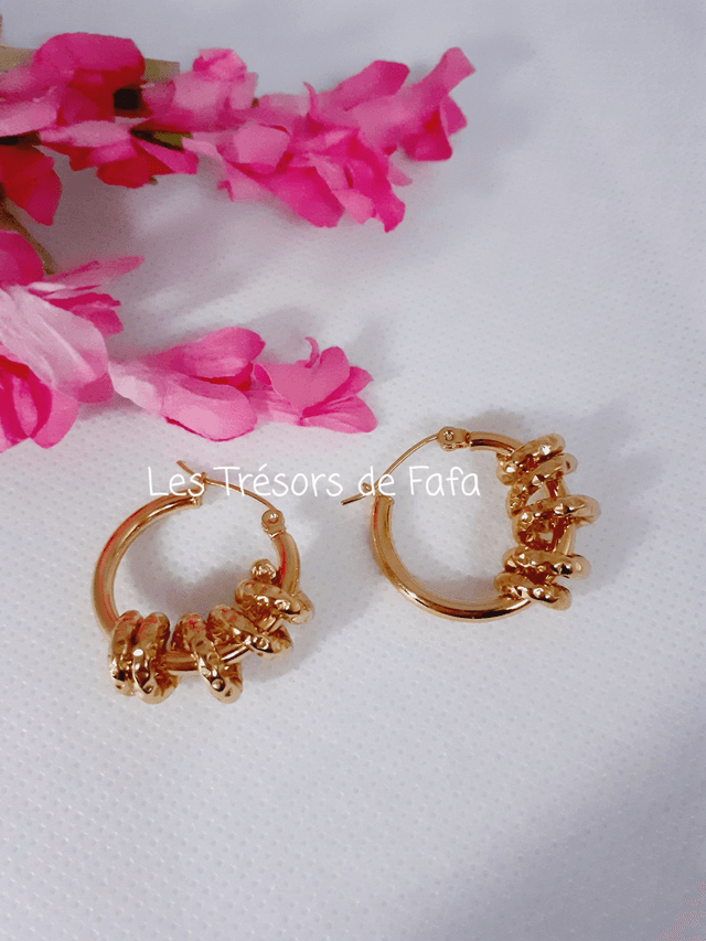 Boucles d'oreilles créoles SOPHIE