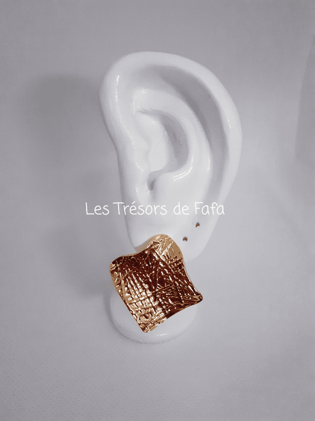 Boucles d&#039;oreilles losange 