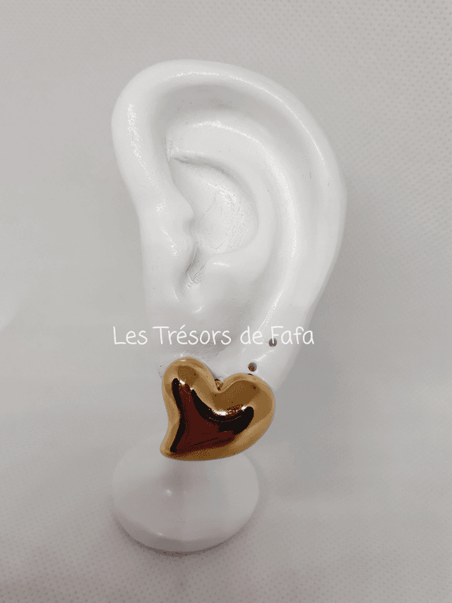 Boucles d&#039;oreilles cœur 
