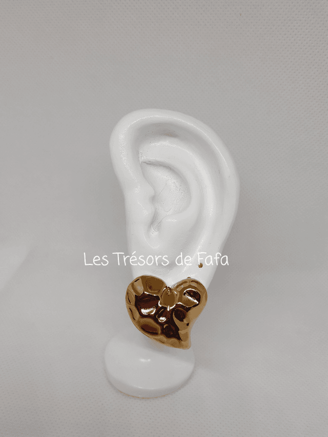 Boucles d&#039;oreilles cœur 