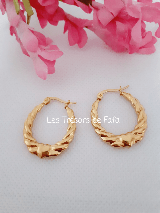 Boucles d&#039;oreilles créoles 