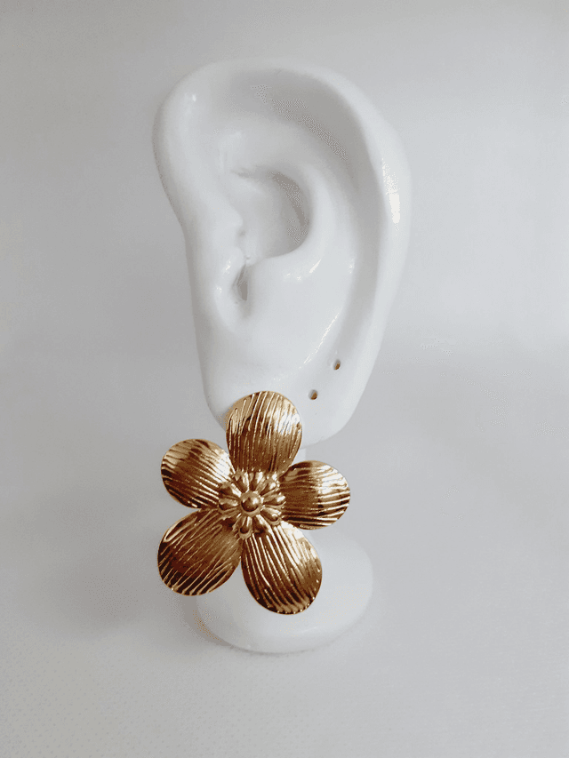 Boucles d&#039;oreilles fleur