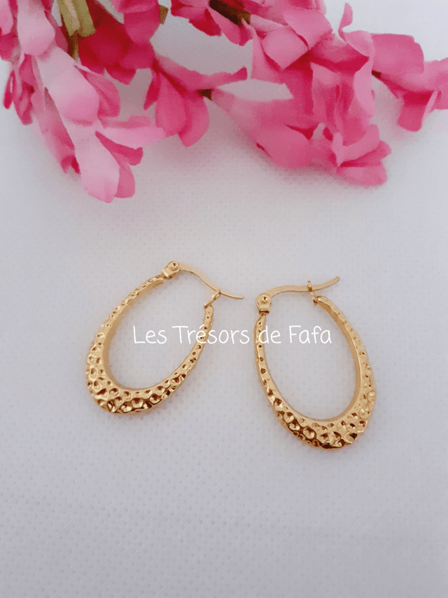 Boucles d&#039;oreilles créoles 