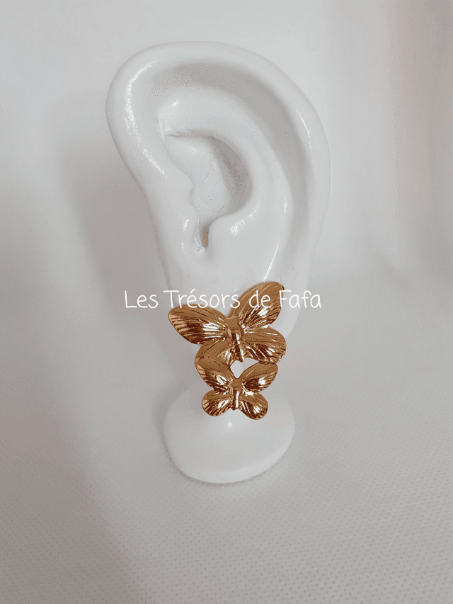 Boucles d&#039;oreilles papillon