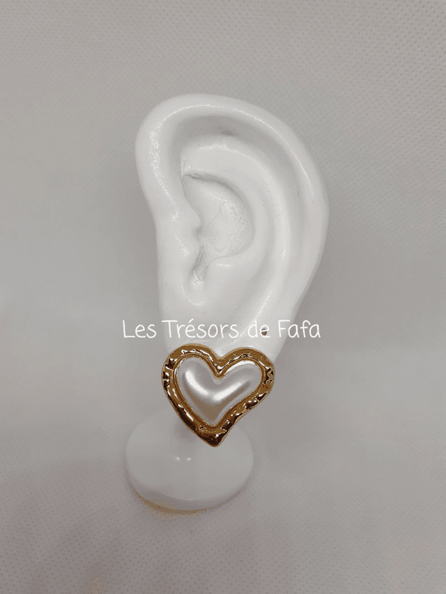 Boucles d&#039;oreilles cœur 