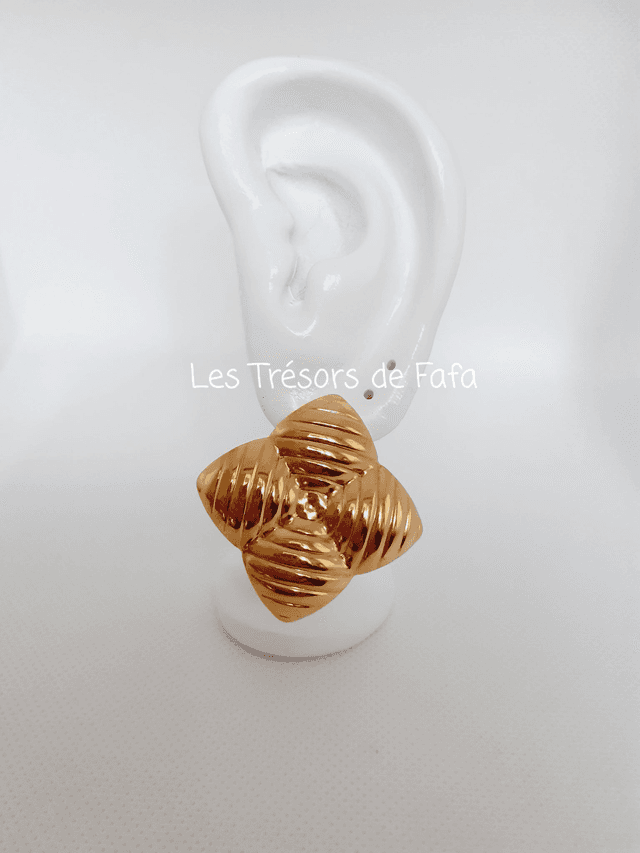 Boucles d&#039;oreilles carrées