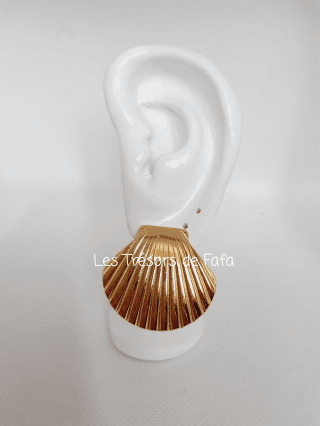 Boucles d&#039;oreilles coquillage
