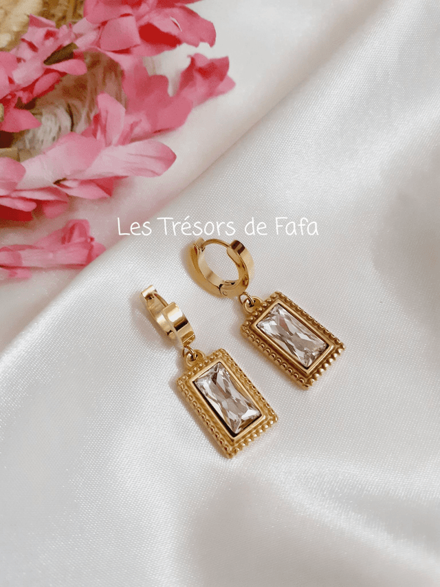 Boucles d&#039;oreilles ROSA